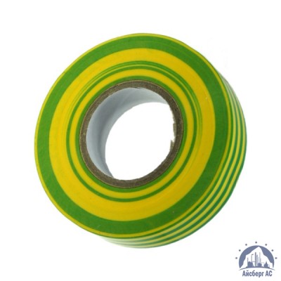 Лента изоляционная ПВХ (Полимерпак) 20 мм желто-зеленая купить  в Уфе
