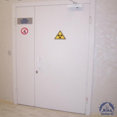 Рентгенозащитная алюминиевая дверь 1070х2080-1 мм купить  в Уфе