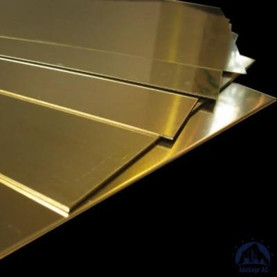 Плита латунная 82х600х1500 мм Л90 ГОСТ 2208-2007 купить в Уфе